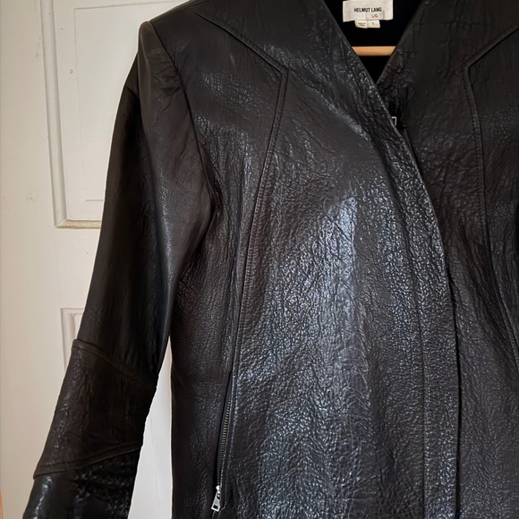 Helmut Lang Black Leather Jacket - Picture 3 of 6